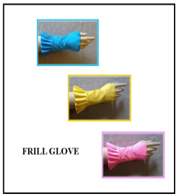 ACCESSORIES LYCRA FRILL GLOVES