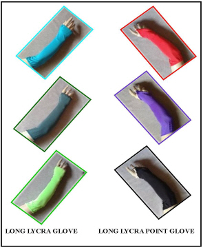 ACCESSORIES LYCRA PLAIN & POINT GLOVES